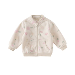 Dave&Bella Toddler Girls’ Fleece Jacket – Autumn 2025 New “Hug Jacket”
