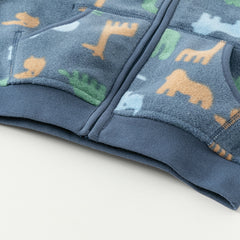 Dave&Bella Toddler Boys’ Fleece Jacket – Autumn 2025 New Release “Hug Jacket”