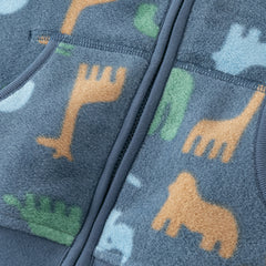 Dave&Bella Toddler Boys’ Fleece Jacket – Autumn 2025 New Release “Hug Jacket”