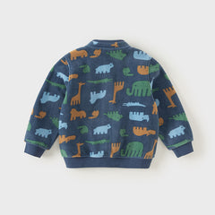 Dave&Bella Toddler Boys’ Fleece Jacket – Autumn 2025 New Release “Hug Jacket”
