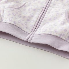 Dave&Bella Toddler Girls Fleece Jacket – Soft Versatile “Hug Jacket”