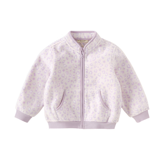 Dave&Bella Toddler Girls’ Fleece Jacket – Autumn 2025 New “Hug Jacket”