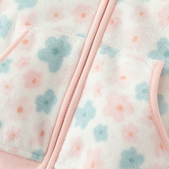 Dave&Bella Toddler Girls’ Fleece Jacket – Autumn 2025 New “Hug Jacket”