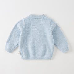Dave&Bella Toddler Girls/Boys Autumn Soft Cute Animal Jacquard Chenille Sweater Tops