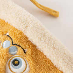 Dave&Bella Girls/Boys Faux Lambswool Ear Protection Casual Pullover Winter Hats