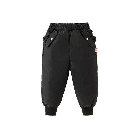 Dave&Bella Kids Girls/Boys Winter Versatile Outdoor Waterproof Cozy Drawstring Down Pant