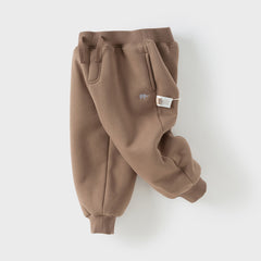 Dave&Bella Kids Boys Autumn/Winter Warm Padded Joggers Pants