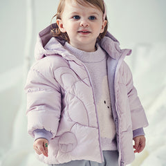 Dave&Bella Toddler Boys/Girls Winter Lightweight Casual Outwear Hooded Down Coats