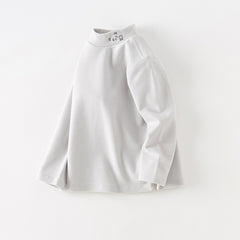 Dave&Bella Toddler Girls/Boys Animal Embroidery Versatile Multi-color Turtle T-shirt Tops