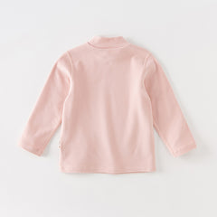 Dave&Bella Toddler Girls/Boys Animal Embroidery Versatile Multi-color Turtle T-shirt Tops