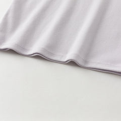 Dave&Bella Girls Autumn Toddler Grey/Purple Lace collar T-shirts Tops