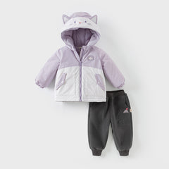 Dave&Bella Toddler Girls/Boys Playful Animal-style Windproof Warm Padded Hooded Coats