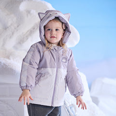 Dave&Bella Toddler Girls/Boys Playful Animal-style Windproof Warm Padded Hooded Coats