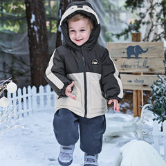 Dave&Bella Toddler Girls/Boys Playful Animal-style Windproof Warm Padded Hooded Coats