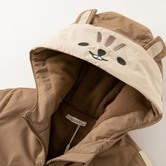 Dave&Bella Toddler Girls/Boys Playful Animal-style Windproof Warm Padded Hooded Coats