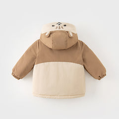 Dave&Bella Toddler Girls/Boys Playful Animal-style Windproof Warm Padded Hooded Coats