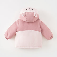 Dave&Bella Toddler Girls/Boys Playful Animal-style Windproof Warm Padded Hooded Coats