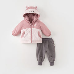 Dave&Bella Toddler Girls/Boys Playful Animal-style Windproof Warm Padded Hooded Coats