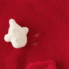 Dave&Bella Toddler Girls/Boys Red Warm Soft Sweatshirts Tops