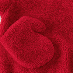 Dave&Bella Toddler Girls/Boys Red Warm Soft Sweatshirts Tops