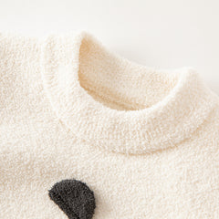 Dave&Bella Toddler Girls/Boys Autumn Soft Cute Animal Jacquard Chenille Sweater Tops