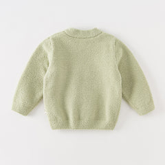 Dave&Bella Toddler Girls/Boys Autumn Soft Cute Animal Jacquard Chenille Sweater Tops