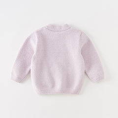 Dave&Bella Toddler Girls/Boys Autumn Soft Cute Animal Jacquard Chenille Sweater Tops
