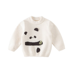 Dave&Bella Toddler Girls/Boys Autumn Soft Cute Animal Jacquard Chenille Sweater Tops