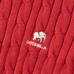 Dave&Bella Kids Girls/Boys Autumn Elegant Multi-color Versatile Classic Sweaters Tops