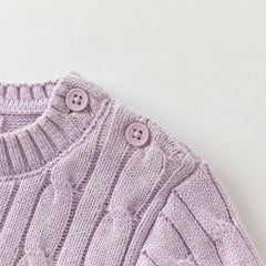 Dave&Bella Kids Girls/Boys Autumn Elegant Multi-color Versatile Classic Sweaters Tops