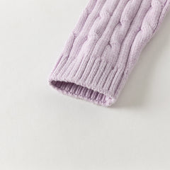 Dave&Bella Kids Girls/Boys Autumn Elegant Multi-color Versatile Classic Sweaters Tops