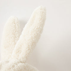 Dave&Bella Girls Winter Milk White Cute Rabbit Ears Plush Hat