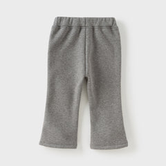 Dave&Bella Toddler Girls Autumn Grey Cartoon Bear Sweatpants