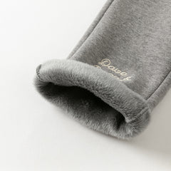 Dave&Bella Toddler Girls Autumn Grey Cartoon Bear Sweatpants