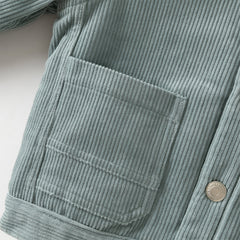 Dave&Bella Toddler Boys Winter Sky Blue Turtle Outwear Plush-lined Padded Coats