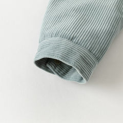 Dave&Bella Toddler Boys Winter Sky Blue Turtle Outwear Plush-lined Padded Coats