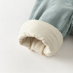 Dave&Bella Toddler Boys Winter Sky Blue Turtle Outwear Plush-lined Padded Coats