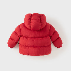 Dave&Bella Toddler Girls Winter Adorable Outdoor Windproof Outwear Hooded Down Coats