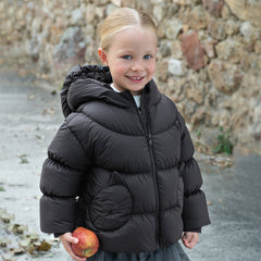 Dave&Bella Toddler Girls Winter Adorable Outdoor Windproof Outwear Hooded Down Coats
