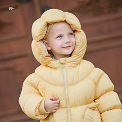 Dave&Bella Toddler Girls Winter Adorable Outdoor Windproof Outwear Hooded Down Coats