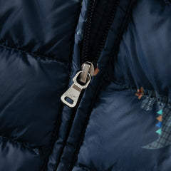 Dave&Bella Toddler Boys Winter Playful Dinosaur-style Outdoor Hooded Cozy Down Coats