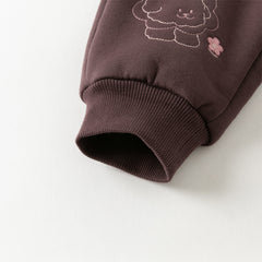 Dave&Bella Toddler Girls/Boys Autumn Warm Outdoor Padded Sweatpants