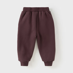 Dave&Bella Toddler Girls/Boys Autumn Warm Outdoor Padded Sweatpants