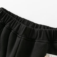 Dave&Bella Toddler Girls/Boys Autumn Pink/Black Knit Padded Pants