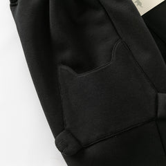 Dave&Bella Toddler Girls/Boys Autumn Pink/Black Knit Padded Pants