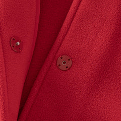 Dave&Bella Toddler Girls Festival Christmas Red Outdoor Hooded Fleece Capes Coat