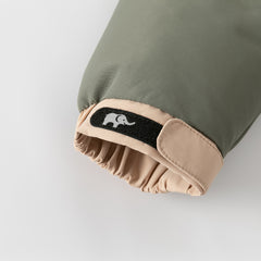 Dave&Bella Toddler Boys Winter Green Outwear Warm Hooded Two-Piece Down Coats Set