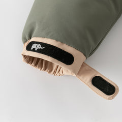 Dave&Bella Toddler Boys Winter Green Outwear Warm Hooded Two-Piece Down Coats Set