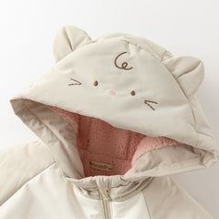 Dave&Bella Toddler Girls/Boys Warm Animal-style Outwear Hooded Fleece Padded Coats