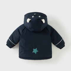 Dave&Bella Toddler Girls/Boys Warm Animal-style Outwear Hooded Fleece Padded Coats